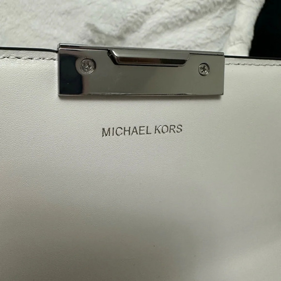 Women's Jade Extra-small Tri-color Leather Crossbody Bag - black, white and grey - Picture 8 of 10